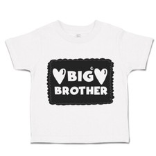 Toddler T-Shirt Big Brother Heart Love Cotton Siblings Boy Girl Clothes