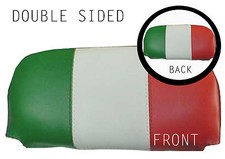 DBL Italain Flag Flag Back Rest Cover (Purse Style) Vespa/Lambretta