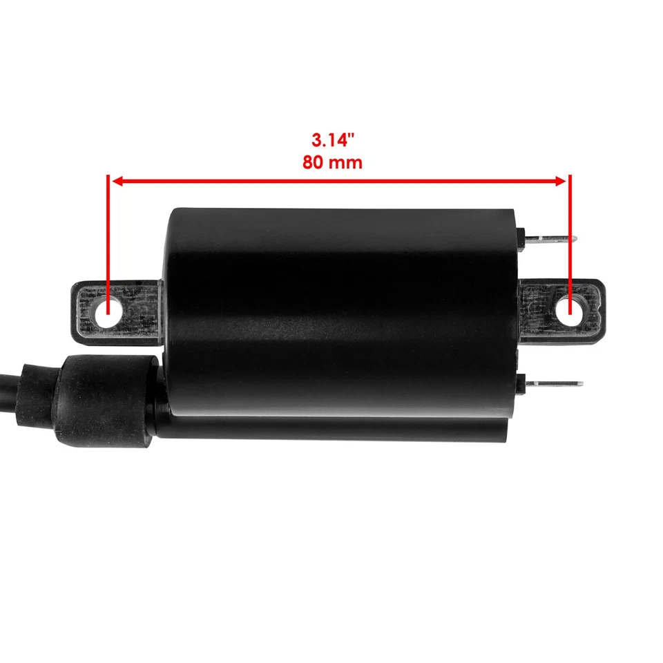 2x Bobina de encendido con tapa de arranque de bujía para Kawasaki KAF620 Mule 4010 4x4 2009-21 Foto 2 de 4