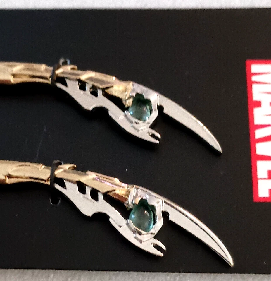 Juego de 2 palitos de pelo con cetro Marvel Loki nuevos en paquete Foto 3 de 4