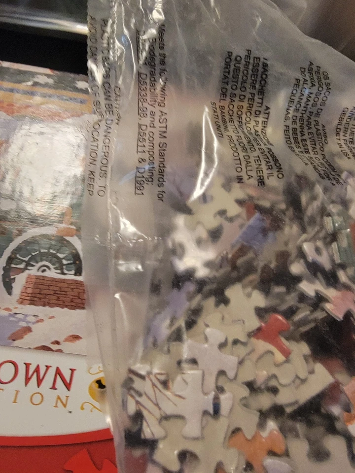 Mega rompecabezas Winter In Vermont Hometown Collection Heronim 1000 piezas 18" X 26" Foto 2 de 4