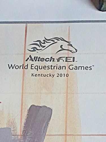 Scarce Equestrian Art Andre Pater FEI WEG Kentucky 2010 Race 4 Education Poster - Picture 4 of 14