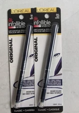 2 PACK L'Oreal Paris Makeup  Never Fail Original Mechanical Pencil Eyeline...