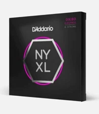 D'Addario NYXL0980 8-String Electric Guitar Strings 09-80 Super Light