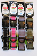 KONG MAX Durable Heavy Duty Dog Collar Small Assorted Colors NEW