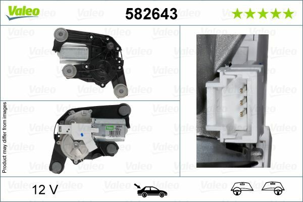 Valeo Wischermotor Hinten FüR Citroen C5 III-image