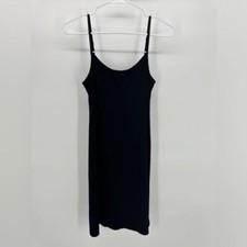Commando  Women  s M L Black Cami Slip Dress Stretch