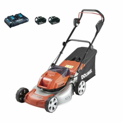 DOLMAR 2 x 18V AkkuRasenmäher AM3746PT2 2x 5,0 Ah Akku