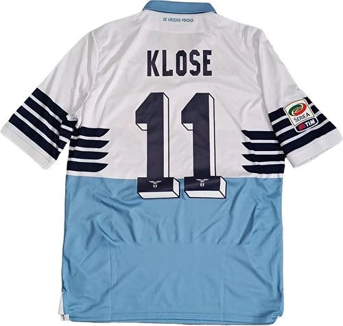 lazio macron football jersey KLOSE flag shirt jersey t-shirt 2014 2015 SMALL