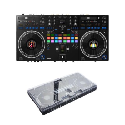 Set of Pioneer DJ DDJ-REV7 DJ Controller w/ Decksaver