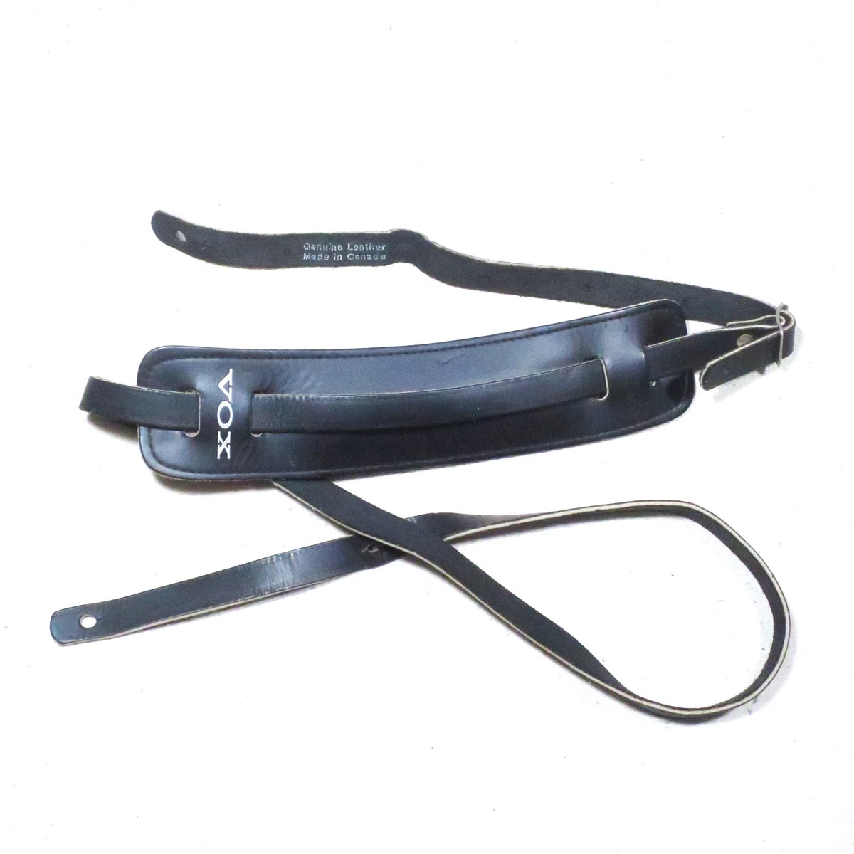 Skinny leather 2024 guitar strap