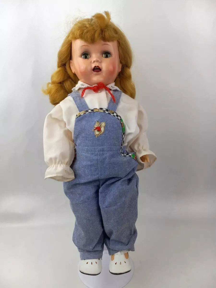 Vintage IDEAL W16 Saucy Walker Doll Blonde Open Close Sleepy Eyes