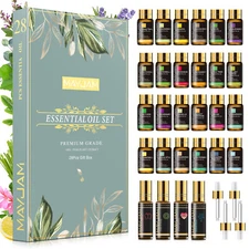 MAYJAM Essential Oils Blends 28Pcs/Set Aromatherapy Gift Kit Pack for Humidifier