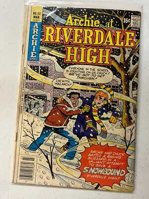 Archie at Riverdale High #52 1978 Comic Snow Storm | Combined Shipping ...