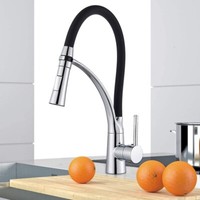 KüChenarmatur Chrom SpüLtisch Armatur 360° Wasserhahn KüChe Mischbatterie