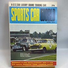 Sports Car World 1962 April Magazine Racing Holdens