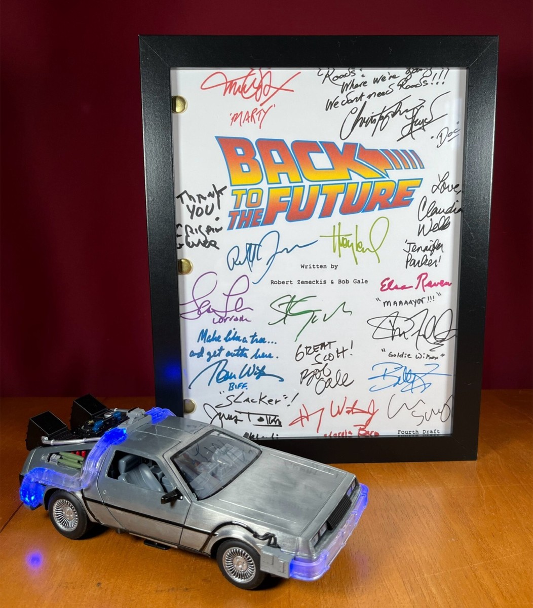 Back to the Future Script Signed - Autograph Reprints - 139 Pages