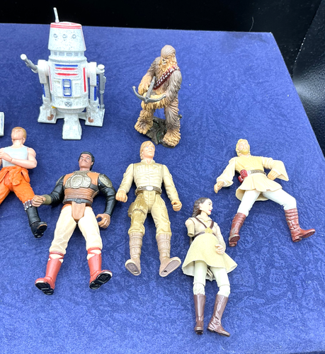 Lot Of 10 Star Wars Vintage 1990s & 2000s Action Figures - Picture 3 of 12