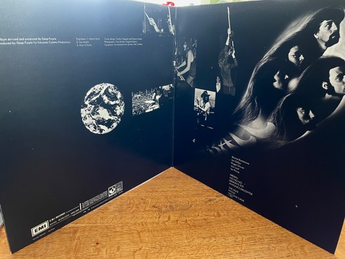 DEEP PURPLE ~ Fireball ~ 1971 UK HARVEST 1st PRESS w/INSERT - EX+/NM LP - Picture 4 of 12