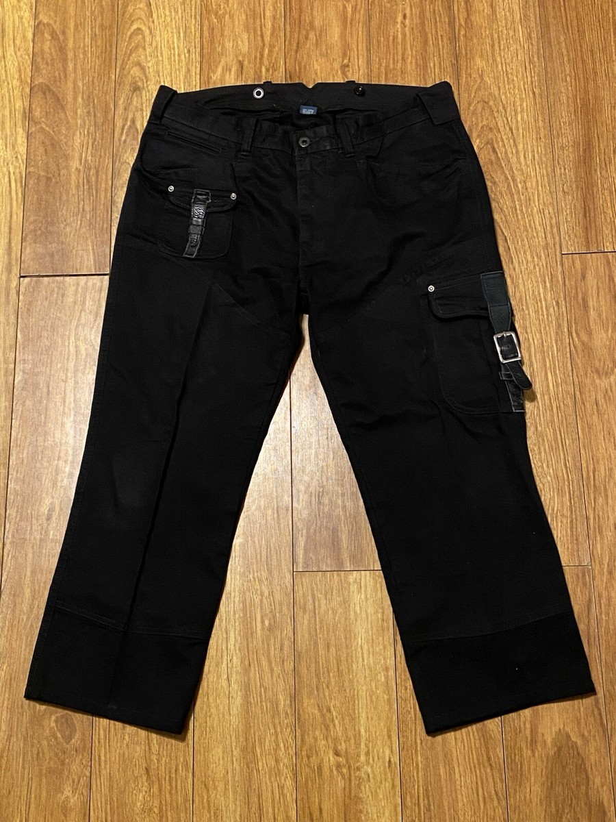 パンツ 90's Polo by Ralph Lauren m65 cargo Vintage 90s Polo Ralph Lauren Black Military Motorcycle