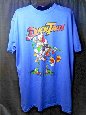 Disney DuckTales Mens Sz XXL Blue T-shirt RN #71868 TAGLESS