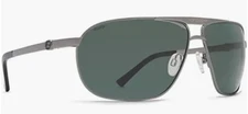 NEW Von Zipper Skitch Sunglasses-Charcoal Gloss-Vintage Grey Wildlife Polarized