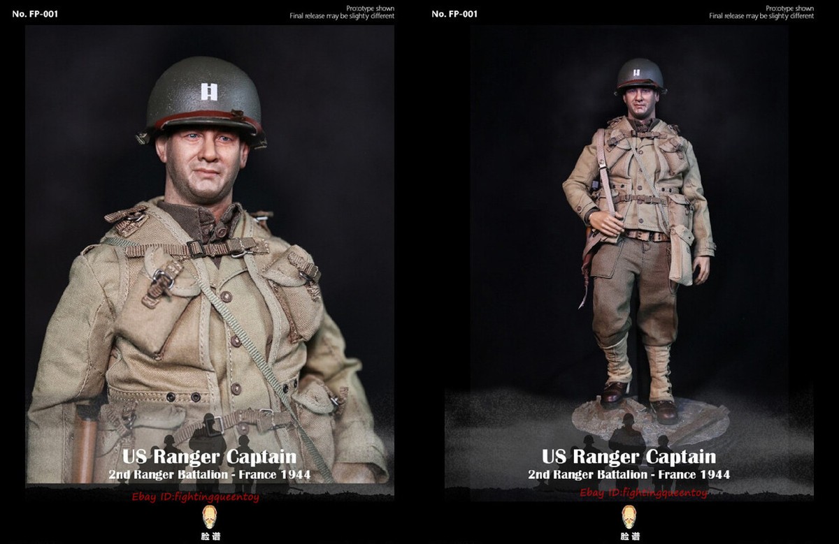 Facepoolfigure WWII U.S. Rangers Captain Tom Hanks 1/6 Figure