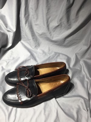 ALLEN EDMONDS Woodstock Mens 9.5 C Brown Black Leather  display picture 1