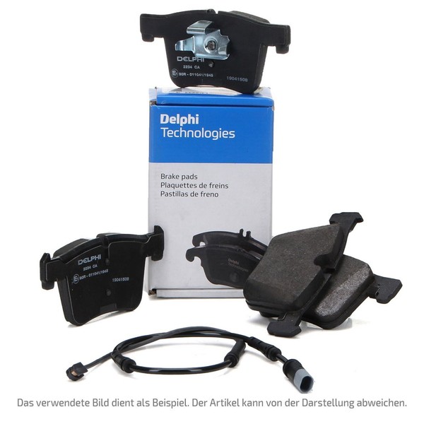 Delphi LP1791 BremsbeläGe + Warnkontakt FüR Mercedes E-KLASSE W211 S211 Vorne-image