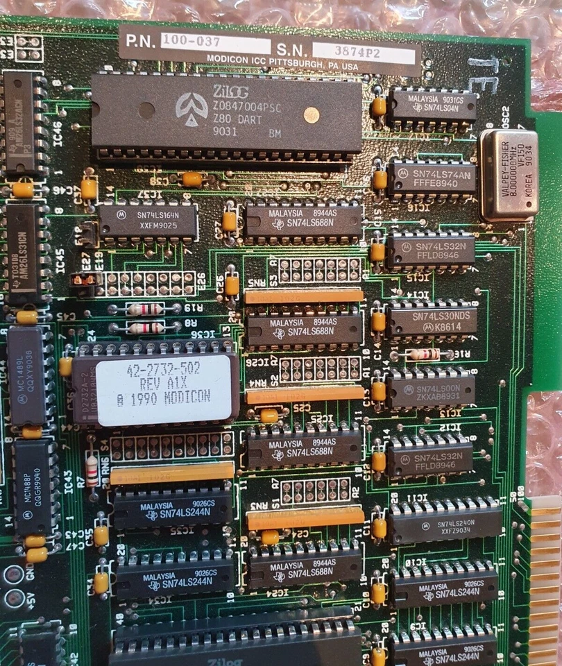 Modicon Gould Platine PCB PLC 100-037 CNC Steuerung - Bild 2 von 3