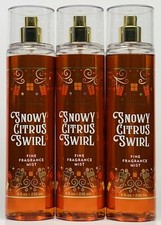 3 Bath Body Works SNOWY CITRUS MORNING Fine Fragrance Mist