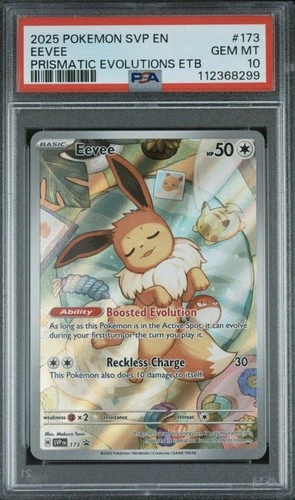 Pokémon Eevee 173 SVP: Scarlet & Violet Promo 50 HP Holo Basic PSA 10