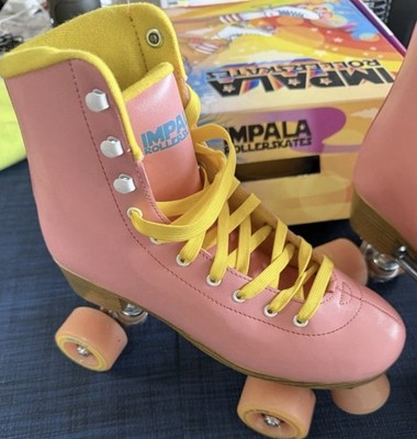 Impala Skate Women's Roller Skates - pink/yellow , Size US 7