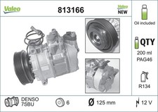 Kompressor Klimaanlage VALEO CORE-FLEX 813166 für VW AUDI SKODA PORSCHE 12V B5 1