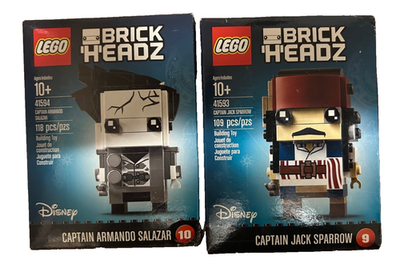 LEGO BRICKHEADZ: Captain Jack Sparrow (41593) for sale online | eBay
