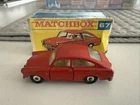 Lesney Matchbox No. 67 Volkswagen 1600 TL 1967 Red Lesney England W/ Damaged Box