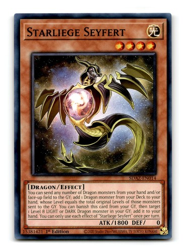 Starliege Seyfert - SDAZ-EN014 - YuGiOh-LP - Picture 1 of 1