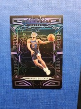 Immanuel Quickley 2022-23 Panini Obsidian Purple Electric Etch /99 Knicks #16 SP