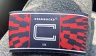 Starbucks World Cup Captain Red & Black Pattern Coffee Cup Sleeve Siren Logo USA — photo 2