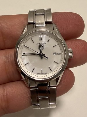 tag heuer carrera wv1415 mother of pearl dial ladies watch