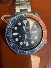 SEIKO 7548-700F Quartz Watch Vintage Mens Diver's 150m Black Dial 5 Jewels