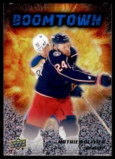 2025-26 UPPER DECK BOOMTOWN SPECKLE MATHIEU OLIVIER COLUMBUS BLUE JACKETS #BT-5