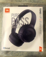 JBL Tune 510BT Bluetooth Wireless On-Ear Headphones Built-In Mic Black