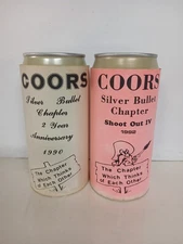 Coors Beer Cans (2) BCCA Chapter 1990,1992  Empty
