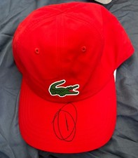 Novak Djokovic Signed Lacoste Novak Tennis Hat With Proof