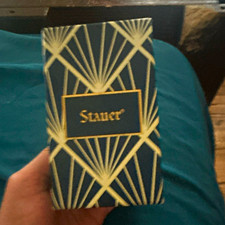Stauer Chronograph Date Sport Wristwatch Black Dial Steel Bracelet w/ Box