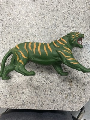 Vintage 1983 MOTU Battle Cat Green Tiger Figure He-Man Masters of the Universe