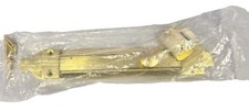 Surface Mounted Flat Sliding Door Bolt Lock 235mm x 36mm Polished Brass