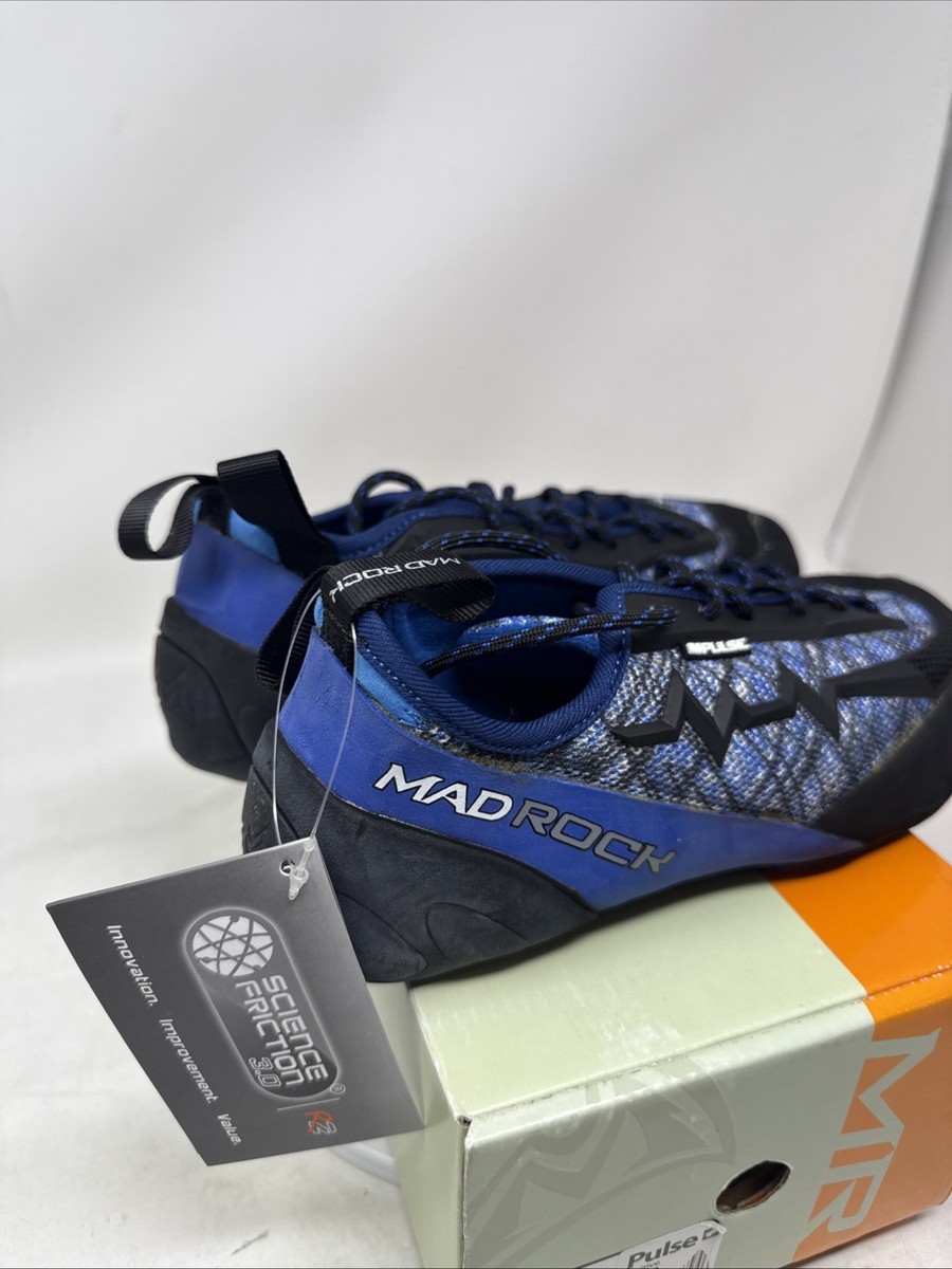 Mad Rock Pulse Positive Climbing Shoes Blue NWB