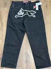 New ICECREAM RUNNING DOG JEAN BLACK CARAMEL Strawberry 34 Dogtown BBC Ice Cream